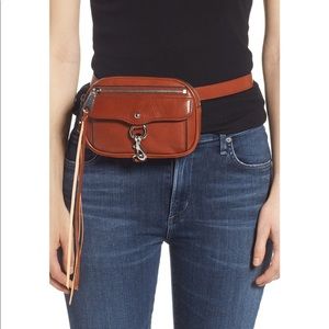REBECCA MINKOFF Blythe Leather Belt Bag NWT